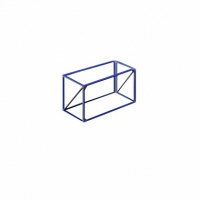 ферма для щита баскетбольного игрового, вынос 0,5 м, цельная м183