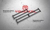 перекладина двойная yousteel длина 1800мм, d32/32мм